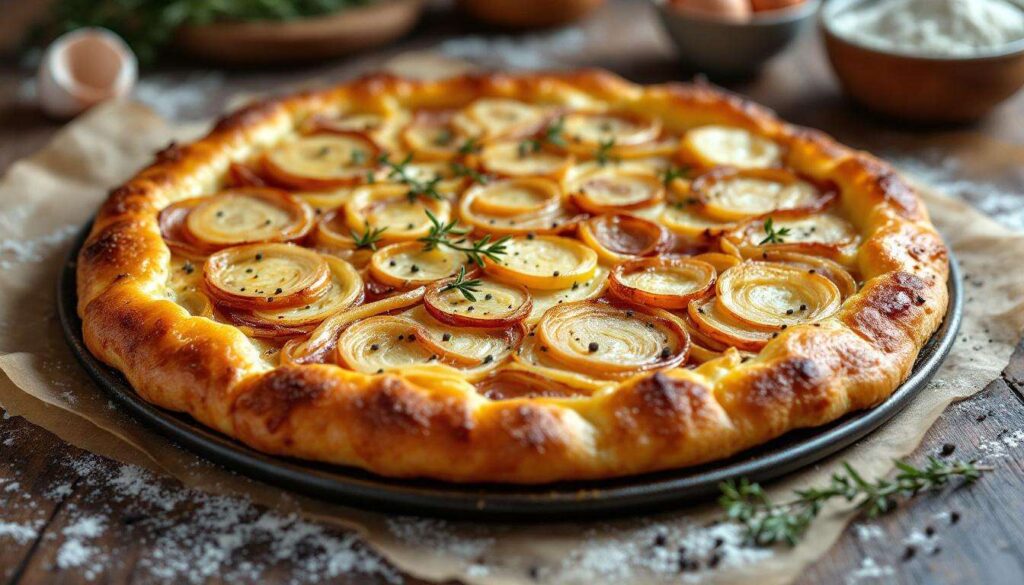 Omas Zwiebelkuchen vom Blech: So saftig wie damals – mit einem modernen Twist