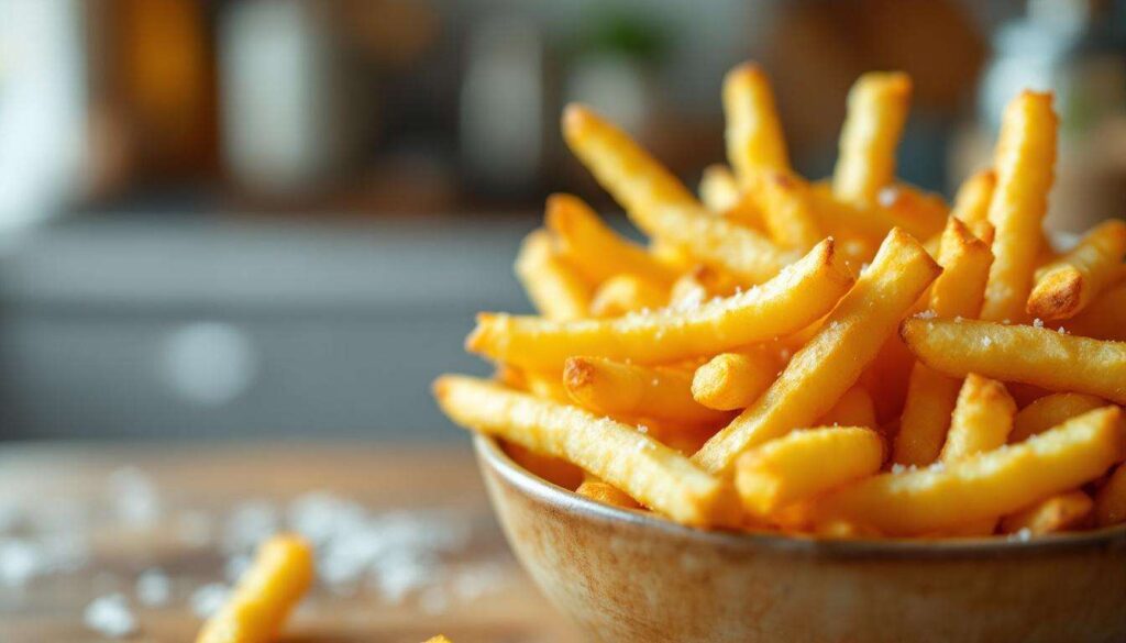 Seitdem ich diesen simplen Trick anwende, sind meine Fritteusen-Pommes immer knusprig.