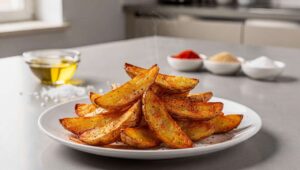 Knusprige Kartoffelecken aus dem Airfryer: Besser als jede Pommesbude