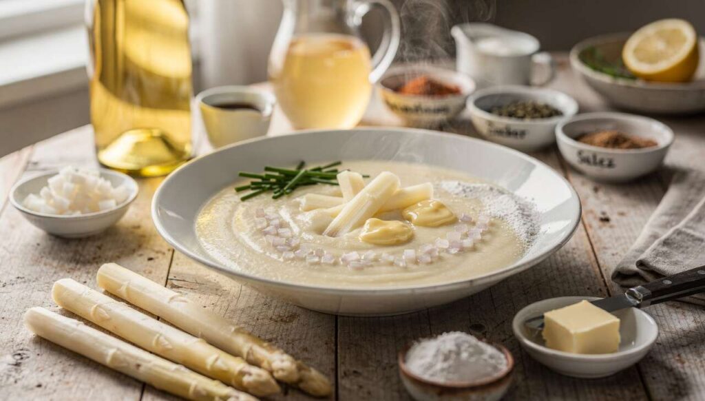 Spargelcremesuppe wie bei Lafer: Der eine Schritt, den die meisten vergessen