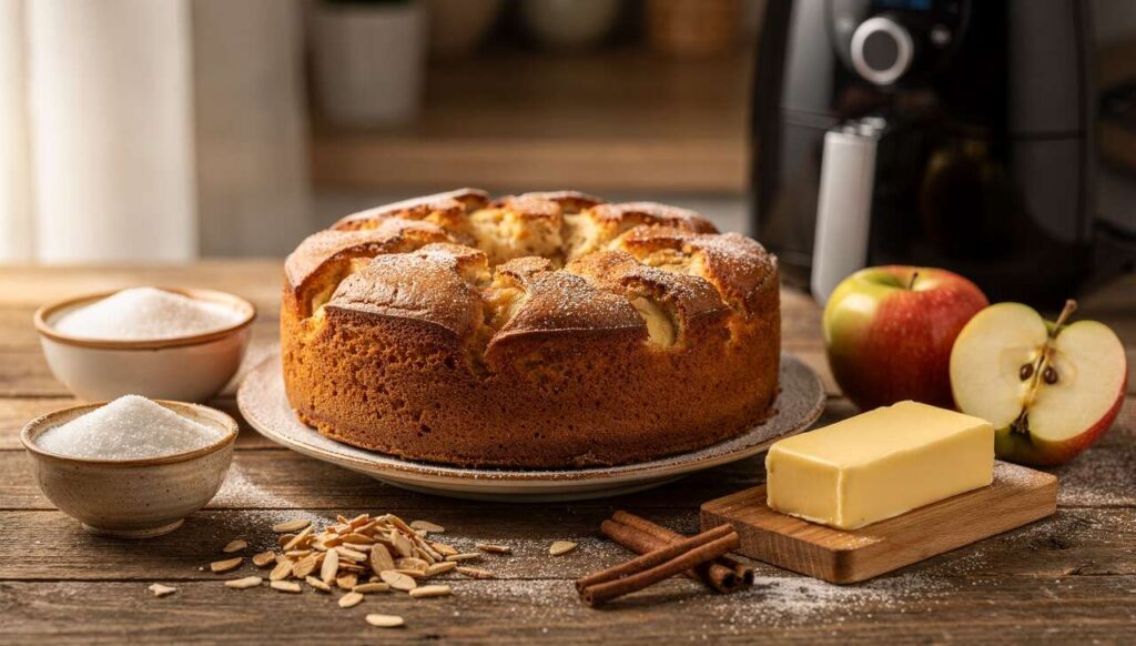 Omas Apfelkuchen trifft Airfryer, und das Ergebnis ist unglaublich saftig