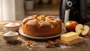 Omas Apfelkuchen trifft Airfryer, und das Ergebnis ist unglaublich saftig