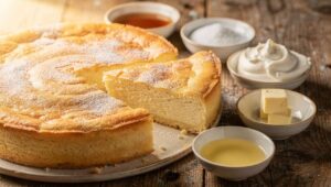 Käsekuchen ohne Boden, ohne Mehl: Warum dieses Rezept gerade viral geht