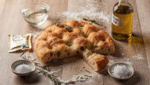 Dieses Focaccia-Rezept braucht keine Knetmaschine und nur 5 Minuten Aufwand