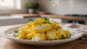 Warum Steffen Henssler sein Rührei immer mit Frischkäse macht