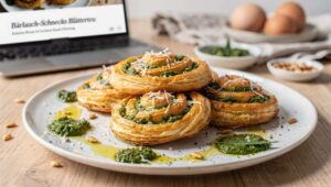 Bärlauch-Schnecken aus Blätterteig: In 15 Minuten fertig, perfekt als Vorspeise